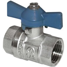 Кран запорный латунный полнопроходной с ручкой-бабочкой ВР (ВН) Ру 25 Genebre 3035 Genebre 8 мм 1/4"