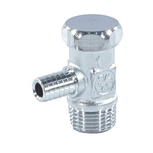 Кран шаровый латунный сливной стандартнопроходной НР-штуцер Ру 10 R65D Giacomini 8х80 мм 1/4" в Санкт-Петербурге