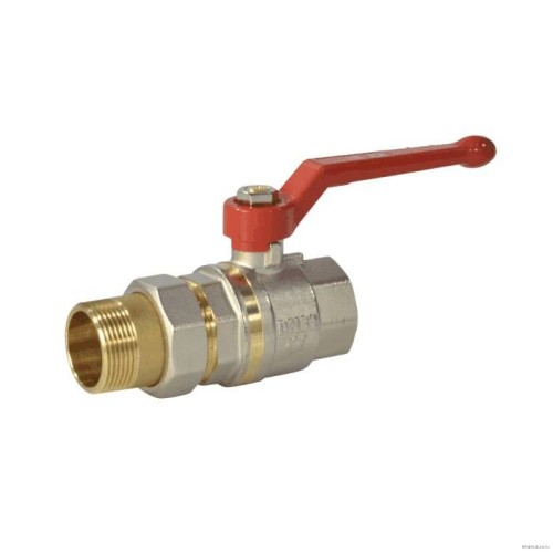 Кран запорный латунный полнопроходной с ручкой-рычагом ВР (ВН) Ру 40 BVR-R Ридан 15 мм 1/2" в Санкт-Петербурге