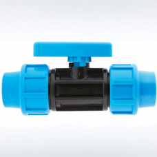 Компрессионный кран ПНД Дн 25-25 Ру-16 Джилекс