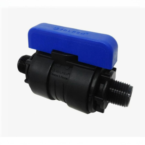 Компрессионный кран ПНД Ду-26 (1"-3/4") НР (НАР) Ру-16 VALFEX в Санкт-Петербурге