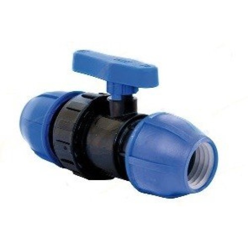 Компрессионный кран ПНД Дн 50 Ру-16 RTP (РосТурПласт) в Санкт-Петербурге