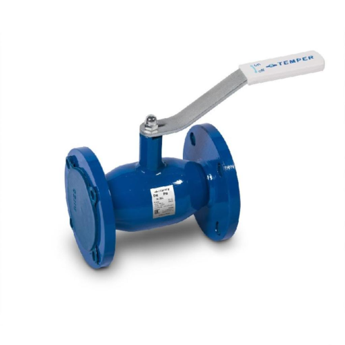 Кран запорный стальной фланцевый стандартнопроходной Ст20 КШ.Ц.Ф.З. Temper 100х230 мм