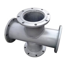 Крест фланцевый КФ Ду 250-100 (600-500) ВЧШГ с ЦПП цинк+AL ГОСТ ISO 2531-2012