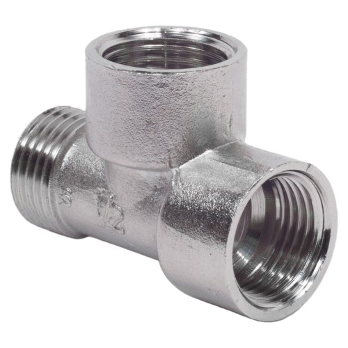 Тройник латунный ВР-накидная гайка Aquasfera 15 мм 1/2"