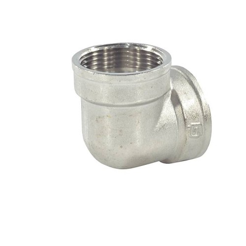 Угольник латунный с ребордой ВР-НР Aquasfera 15 мм 1/2"