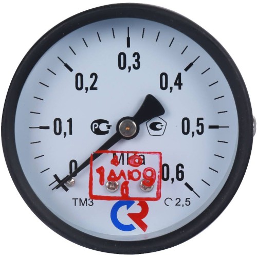 Манометр осевой диаметр 63мм 0-6 кгс/см2 (0-0,6 МПа) G1/4" ТМ-310Т.00 Росма 00000006791 в Санкт-Петербурге