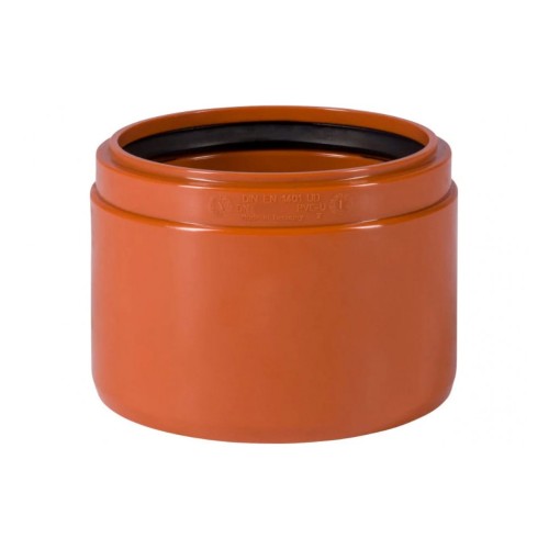 Переход НПВХ (ПВХ) Дн 250 коричневый безнапорный на раструб керамической трубы Ostendorf KGUSM в Санкт-Петербурге
