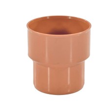 Переход НПВХ (ПВХ) на чугун Дн 125 коричневый безнапорный б/манжеты Ostendorf KGUG