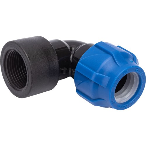 Отвод ПЭ компрессионный Дн 40-1 1/4" 90гр Ру-16 ВР (ВН) RTP (РосТурПласт) в Санкт-Петербурге