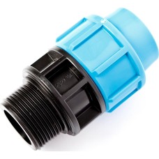 Муфта ПЭ компрессионная Дн 40-1 1/4" Ру-12,5 НР (НАР) Джилекс