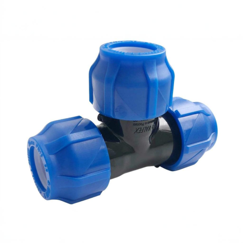 Тройник ПЭ компрессионный Дн 32-20 Ру-16 переходной VALFEX в Санкт-Петербурге