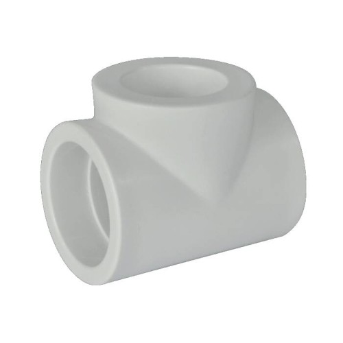 Тройник PP-R редукционный Дн 63-40-63 белый Pro Aqua в Санкт-Петербурге