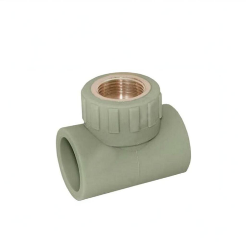 Тройник PP-R комбинированный серый ВР (ВН) Дн 32-1/2" Wavin Ekoplastik в Санкт-Петербурге