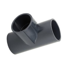 Тройник ПВХ клеевой Дн 160-110 90гр Ру-16 серый переходной напорный Aquaviva