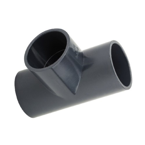 Тройник ПВХ клеевой Дн 160-110 90гр Ру-16 серый переходной напорный Aquaviva в Санкт-Петербурге