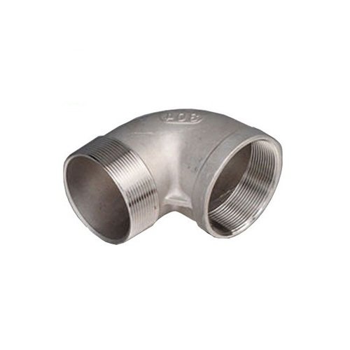 Отвод нержавеющий резьбовой НР-ВР Ру 16 AISI 304 15 мм 1/2"