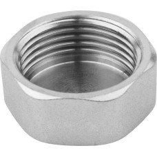 Заглушка нержавеющая шестигранная торцевая ВР (ВН) Ру 16 AISI 304 10 мм 3/8"