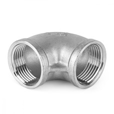Отвод нержавеющий резьбовой ВР (ВН) Ру 16 AISI 316 10 мм 3/8"