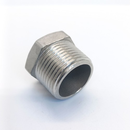 Заглушка нержавеющая шестигранная торцевая НР Ру 16 AISI 304 80 мм 3"