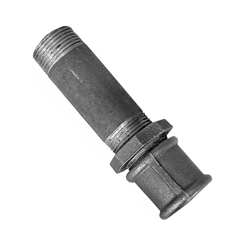 Сгон в сборе со стальной муфтой и контргайкой Ду 40 (1 1/2") в Санкт-Петербурге