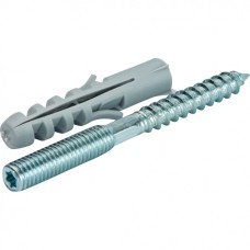 Шпилька стальная сантехническая М8х80 с дюбилем М10х50 STOUT