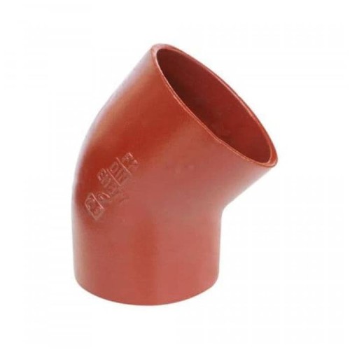 Отвод чугунный SML Ду 125 45гр безраструбный Китай в Санкт-Петербурге