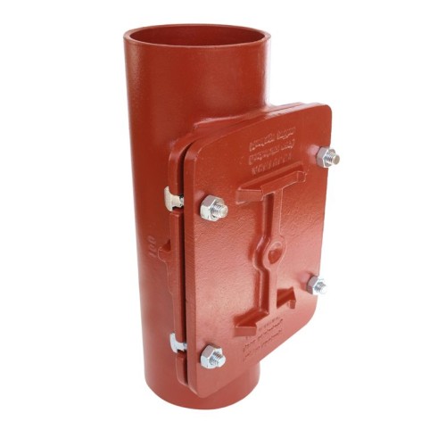 Ревизия чугунная SML Ду-150 с прямоугольной крышкой безраструбная Китай в Санкт-Петербурге