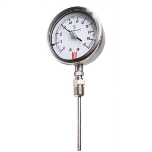 Термометр биметаллический радиальный Ру 25 ТБП-Р ЗТП 100х100 мм 1/2" в Санкт-Петербурге