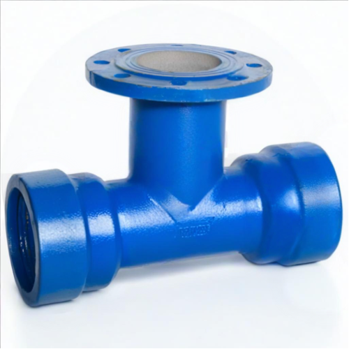 Тройник раструб-фланец ТРФ Ду 200-200 Тайтон ВЧШГ с ЦПП цинк+AL ГОСТ ISO 2531-2012 в Санкт-Петербурге