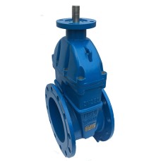 Задвижка клиновая чугунная фланцевая с обрезиненным клином и невыдвижным шпинделем AVK 06/30 AVK 250х250 мм