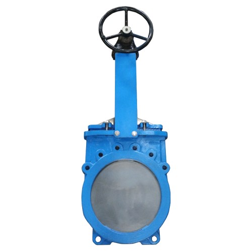 Задвижка шиберная двусторонняя с невыдвижным штоком Ду-600 Ру-10 с редуктором под электропривод ISO2 F14 (Т<110°С) Benarmo в Санкт-Петербурге