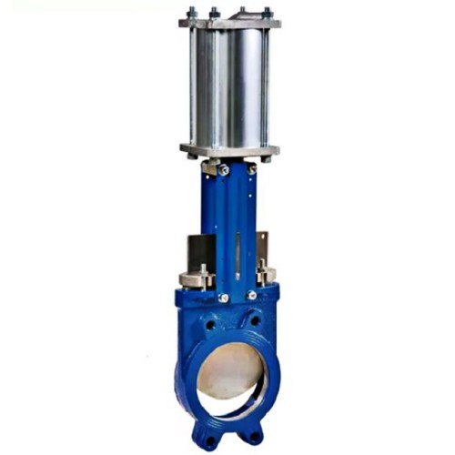 Задвижка шиберная двусторонняя с невыдвижным штоком Ду-65 Ру-16 с пневмоприводом (Т<110°С) Benarmo в Санкт-Петербурге