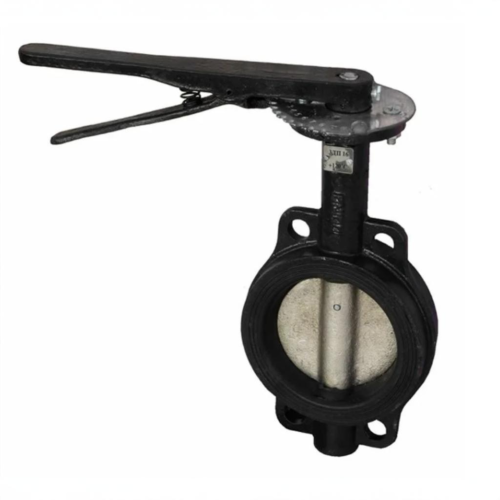 Затвор ручной с чугунным диском и рукояткой межфланцевый 1,6 МПа EPDM ЗДМ GG25 Ридан 100 мм в Санкт-Петербурге