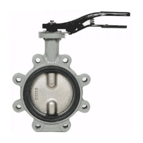 Затвор ручной с чугунным диском и рукояткой межфланцевый 1,6 МПа EPDM R59FL Giacomini 300 мм в Санкт-Петербурге