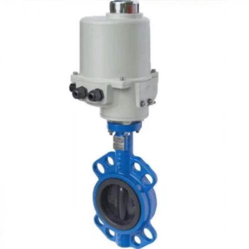 Затвор с чугунным диском и электроприводом межфланцевый 1,6 МПа EPDM ЗПФ GG25 ЛАЗ 250х65 мм в Санкт-Петербурге