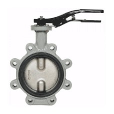 Затвор ручной с чугунным диском и рукояткой межфланцевый 1,6 МПа EPDM R59FL GG25 Giacomini 100 мм